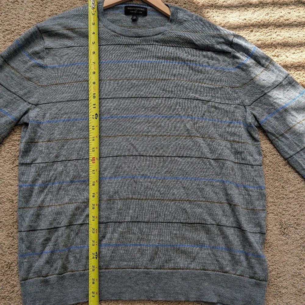 Banana Republic Merino Wool striped sweater, size XL